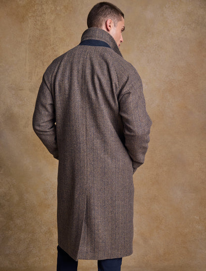 Sean Tweed Overcoat - Donegal Ochre 