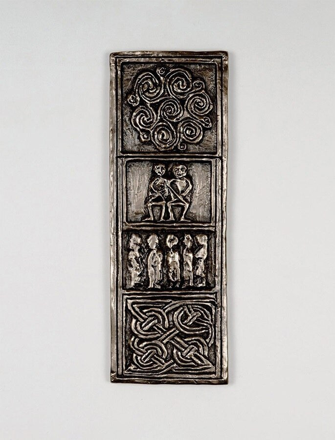 Irish Bronze Celtic Cross Of Commitment