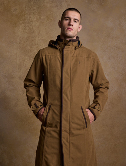 Emmet Waterproof Long Coat - Camel 