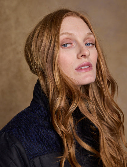 Jodie Waxed Coat - Heritage Navy 