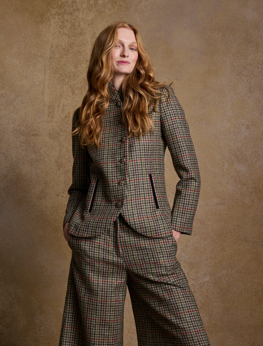 Enya Tweed Culottes - Hacking Check 