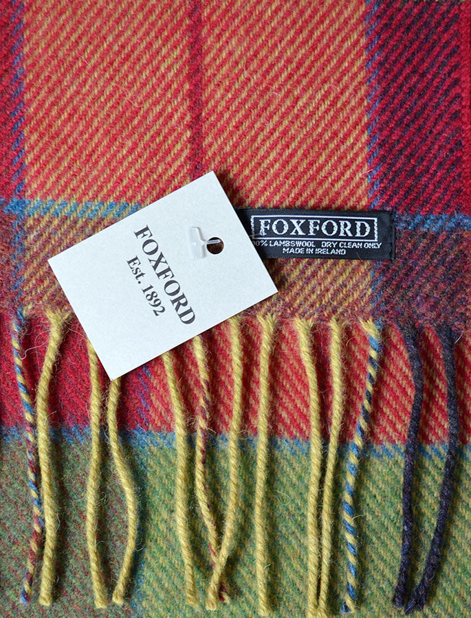 Lambswool Scarf - Wicklow Tartan 