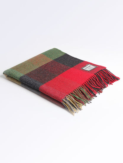 Lambswool Throw - Heritage Block 