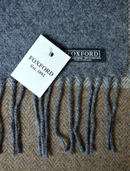 Lambswool Scarf - Classic Stripe 