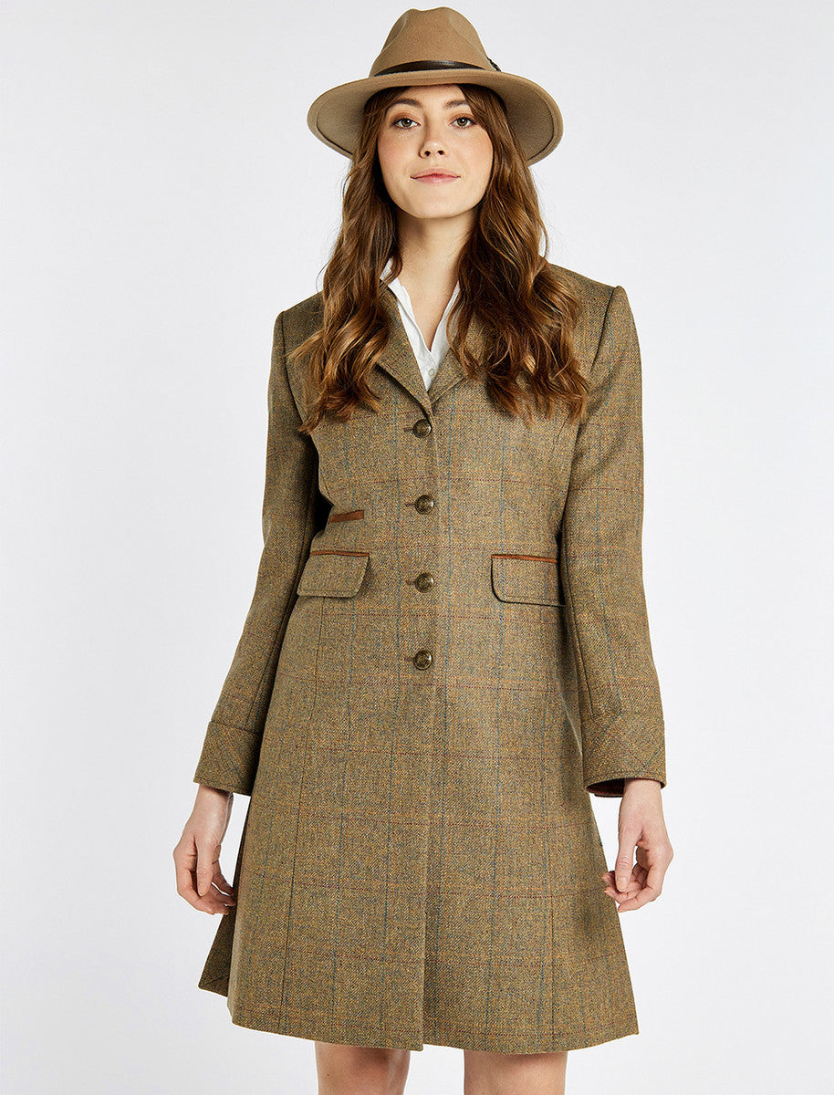 Blackthorn Ladies 3/4 Tweed Coat - Burren 