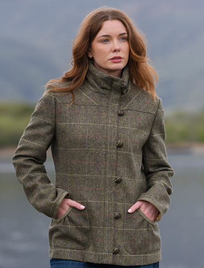 Bracken Ladies Tweed Jacket - Thistle 