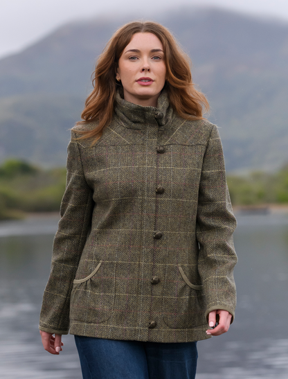Bracken Ladies Tweed Jacket - Thistle 