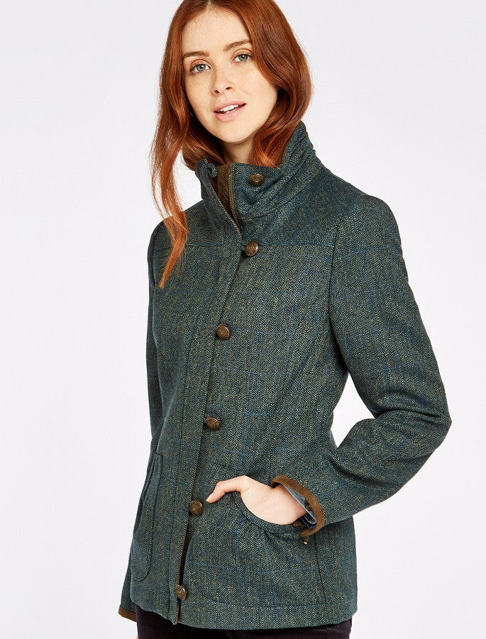 Bracken Ladies Tweed Jacket - Mist 