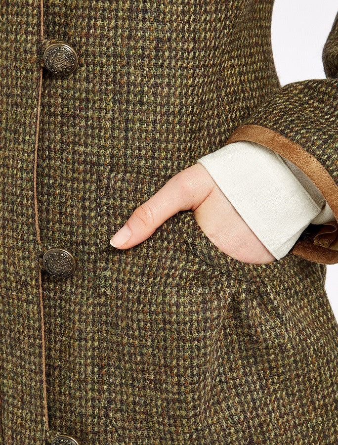 Bracken Ladies Tweed Jacket - Heath 