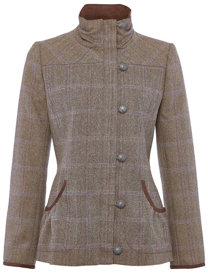 Bracken Ladies Tweed Jacket - Woodrose 