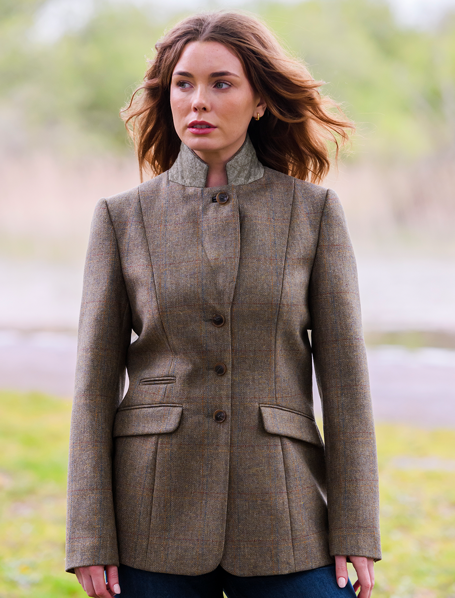 Darkhedge Ladies Fitted Tweed Jacket - Burren 