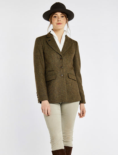 Darkhedge Ladies Fitted Tweed Jacket - Heath 