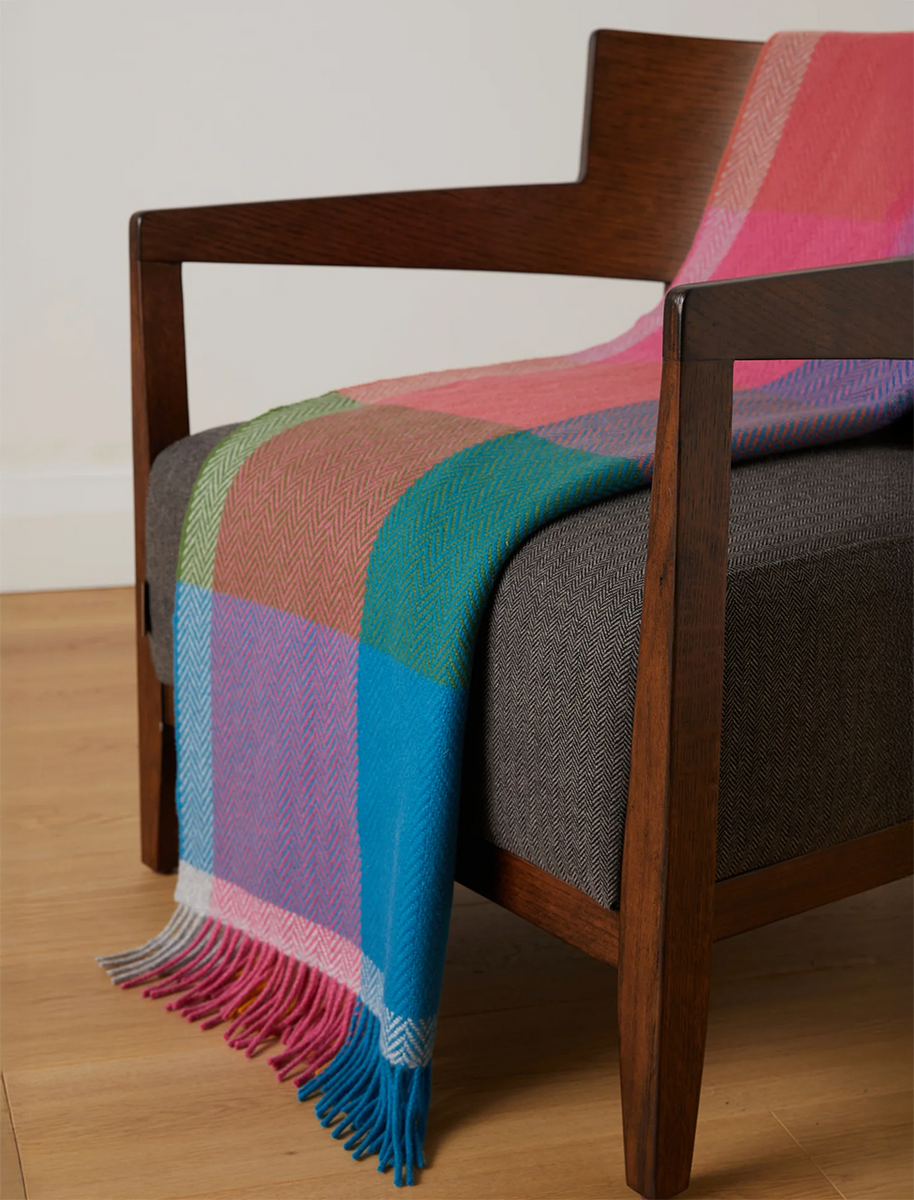 Lambswool Throw - Multi-Colour