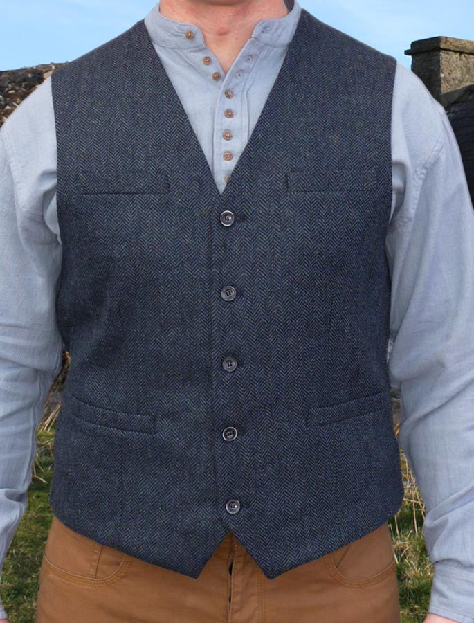 Emerald Waistcoat - Navy 
