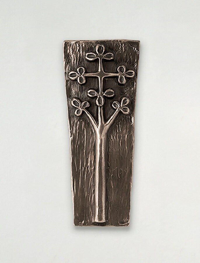 Irish Bronze Celtic Tree Cross 