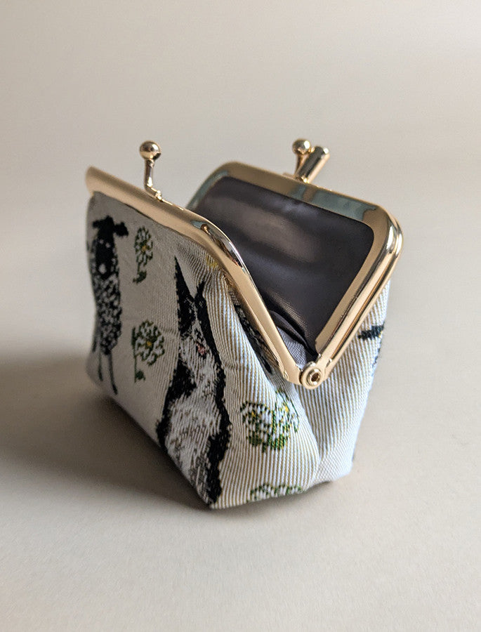 Sheep &amp; Collie Tapestry Coin Purse