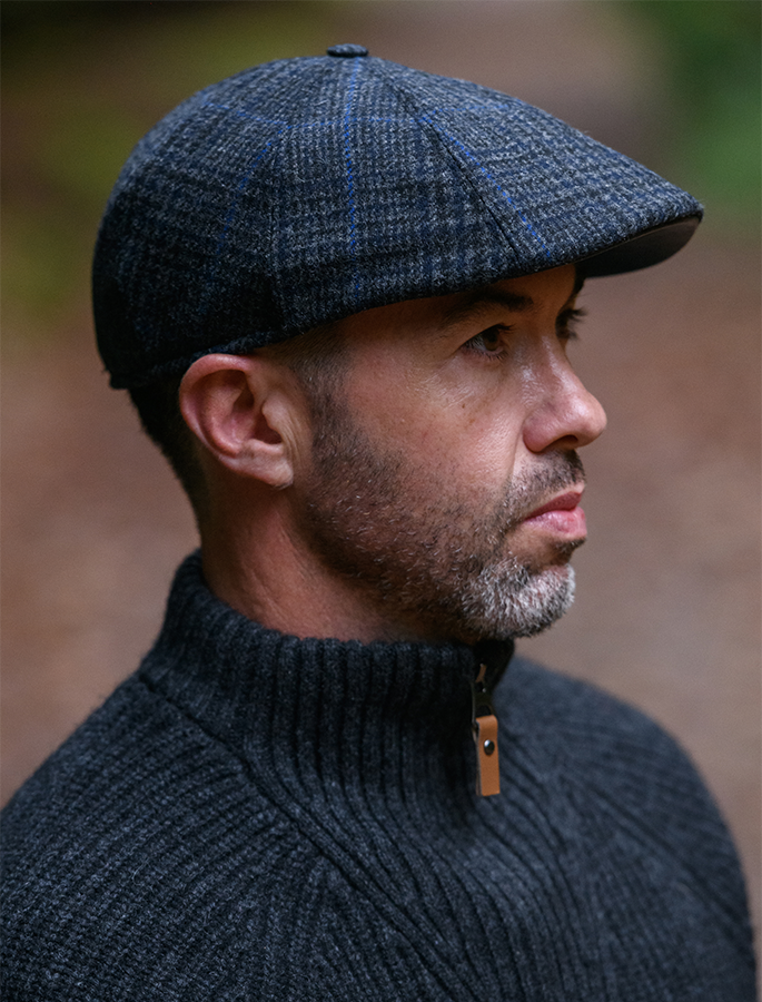 Killarney Pub Cap - Charcoal Blue 