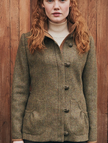 Bracken Ladies Tweed Jacket - Heath 