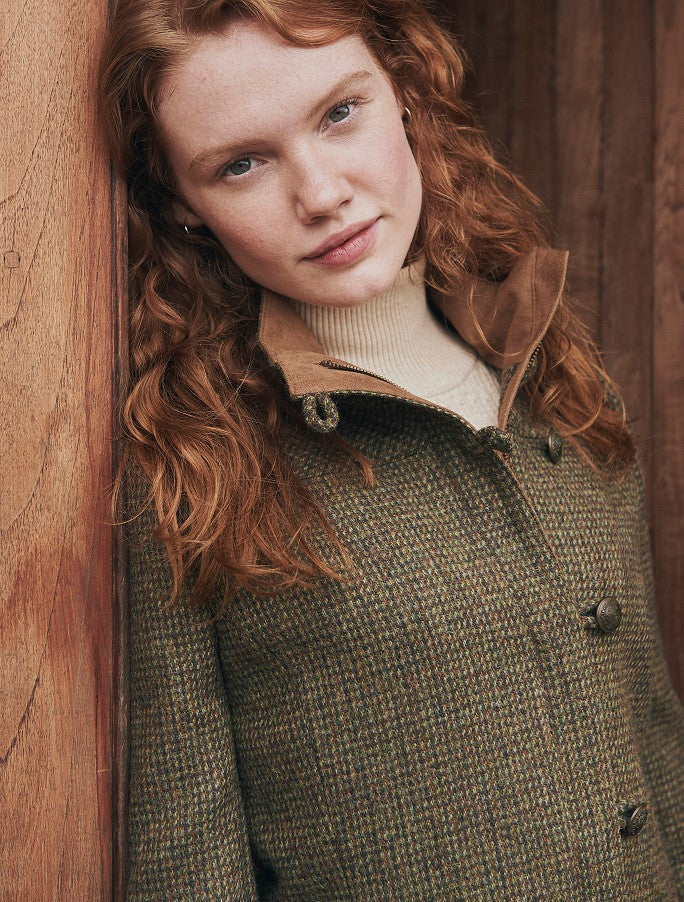 Bracken Ladies Tweed Jacket - Heath 
