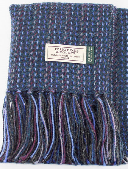 Alpaca Scarf - Navy Stripe