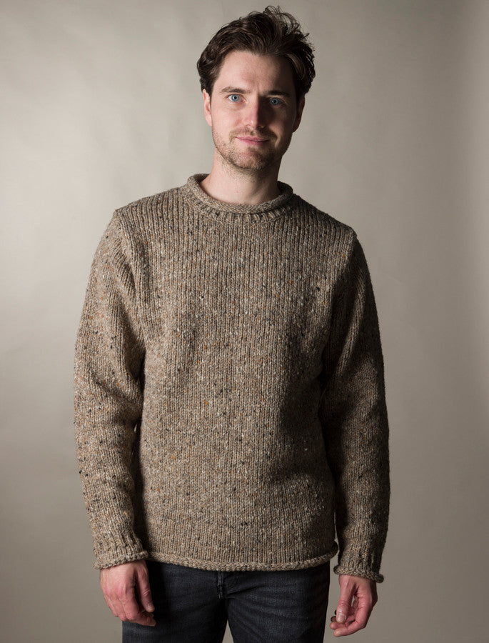 Roll Neck Sweater - Fisherman Sweater