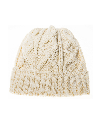 Ladies Aran Super Soft Merino Wool Hat - Classic Aran 