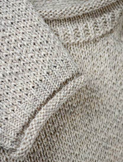 Merino Roll Neck Sweater - Detail