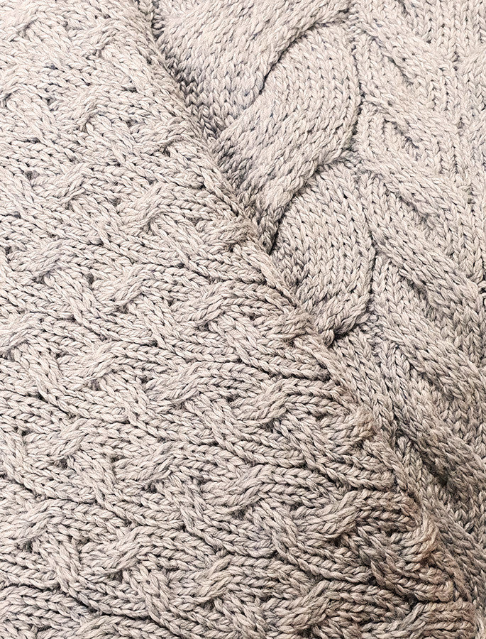 Super Soft Cowl Neck Poncho - Toasted Oat 
