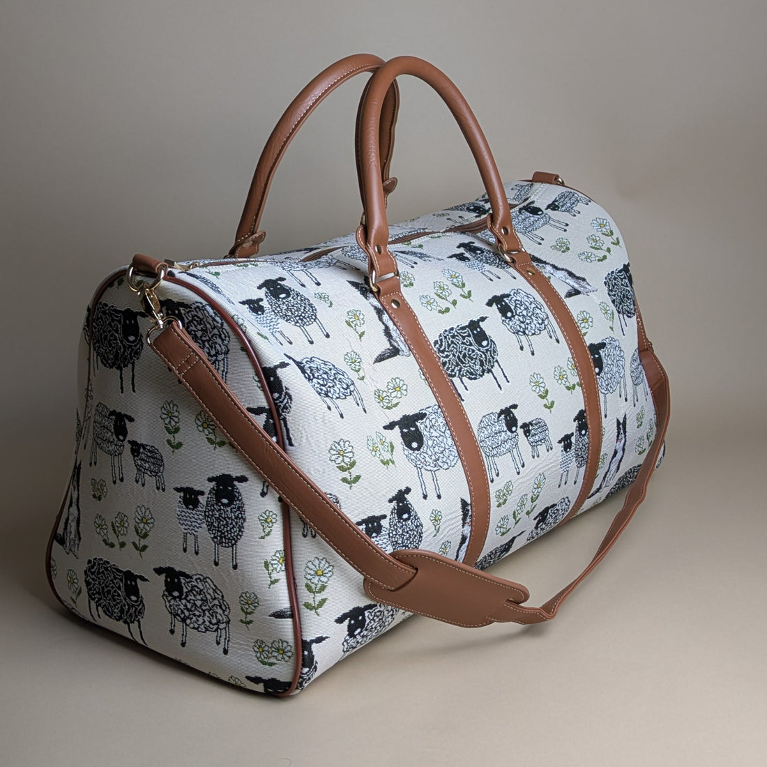 Irish Sheep &amp; Collie Weekender Bag