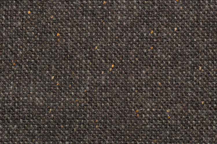 Luxurious Wool Tweed Snood - Brown Hopsack