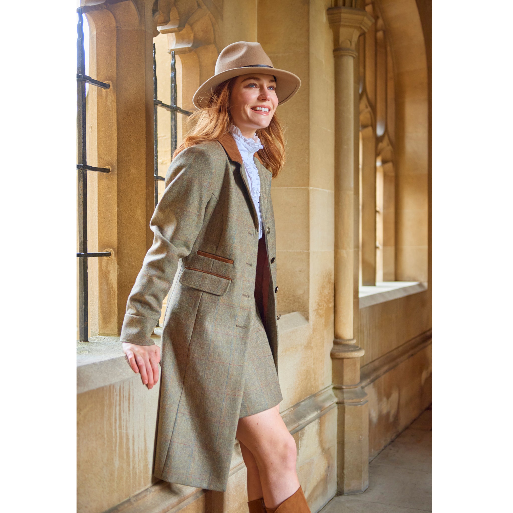ジャケット・アウター LOUNGE LIZARD Thinsulate tweed half coat Blackthorn Ladies 3/4 Tweed Coat - Burren – Weavers of Ireland