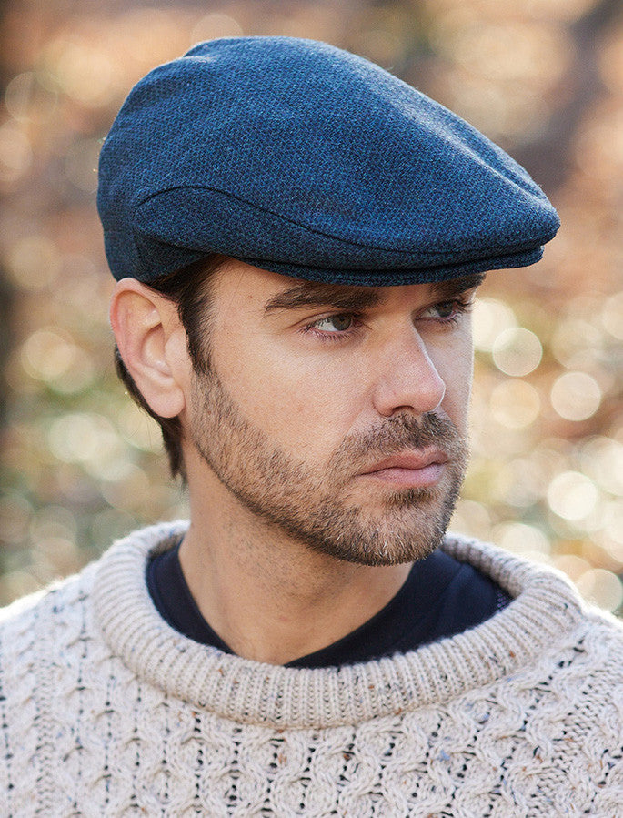 Donegal Tweed Flat Cap - Blackwatch Twill 