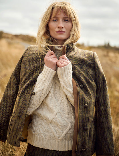 Bracken Ladies Tweed Jacket - Heath 