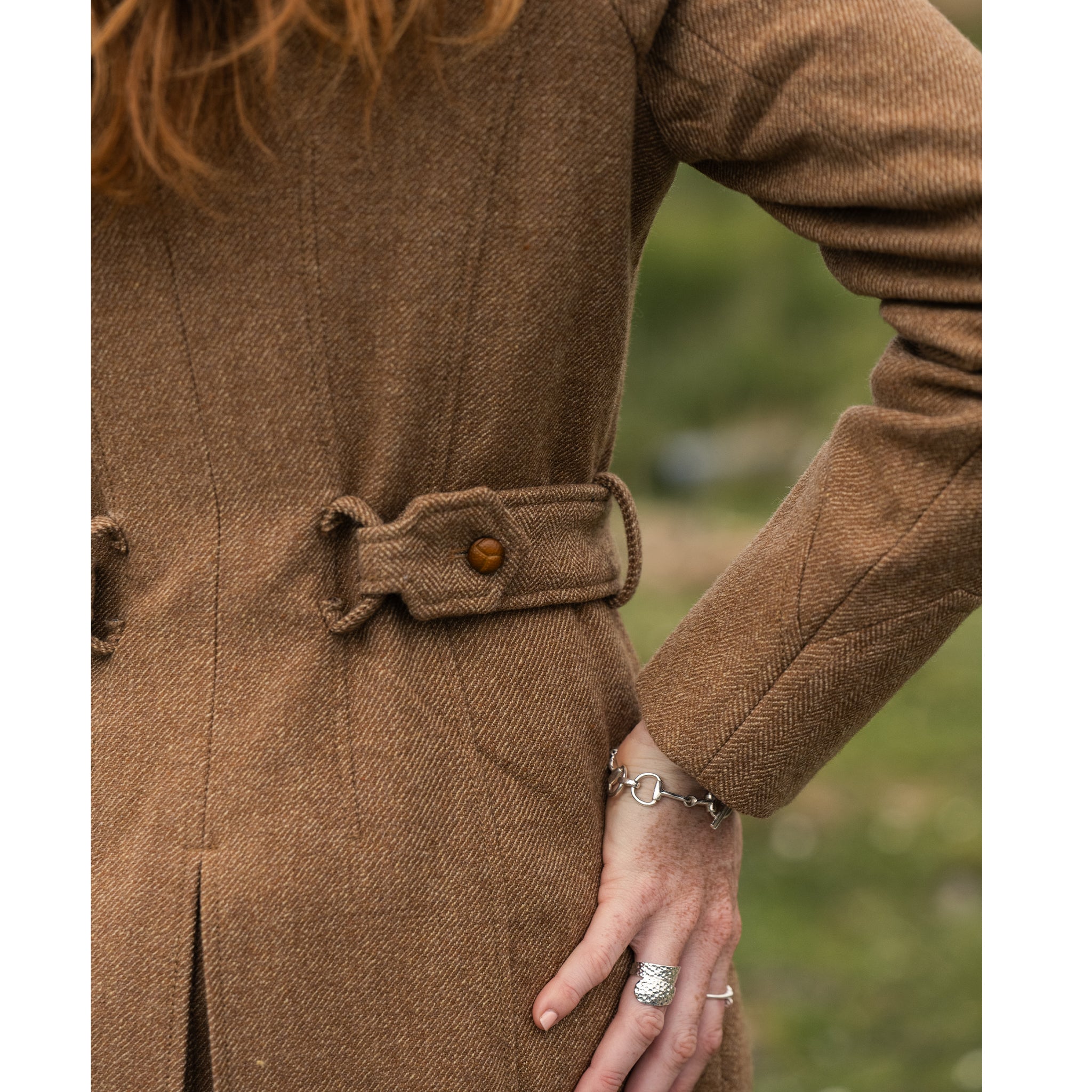 Brookvale Fitted Tweed Coat