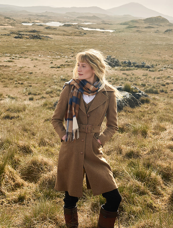 Brookvale Fitted Tweed Coat – Weavers of Ireland