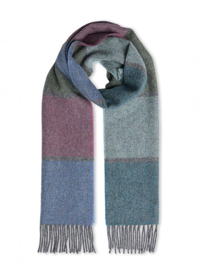 Lambswool Scarf - Autumn Stripe