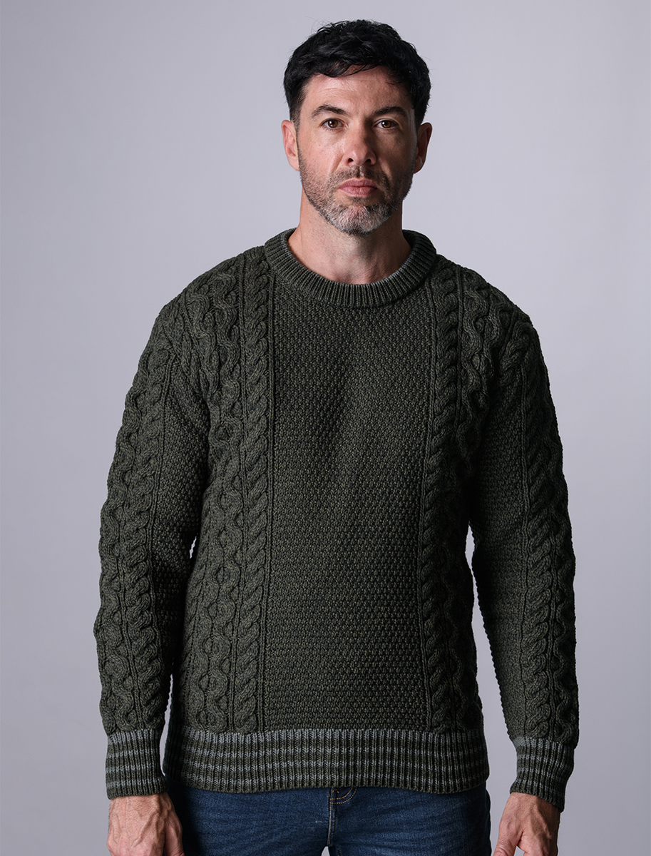Norwegian Sweater for Women - Army Green 