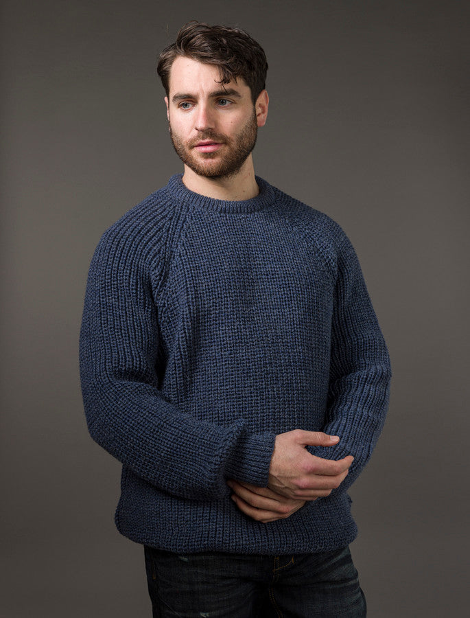 Irish Fisherman Ribbed Sweater - 