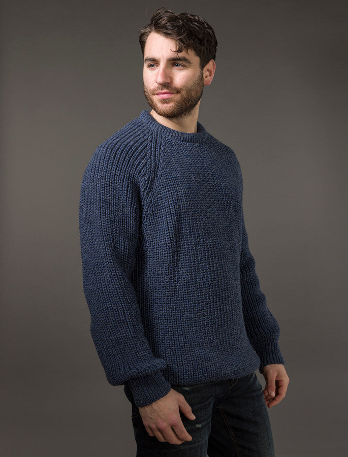 Irish Fisherman Ribbed Sweater - 