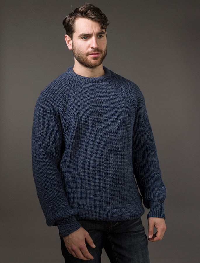 Irish Fisherman Ribbed Sweater - 