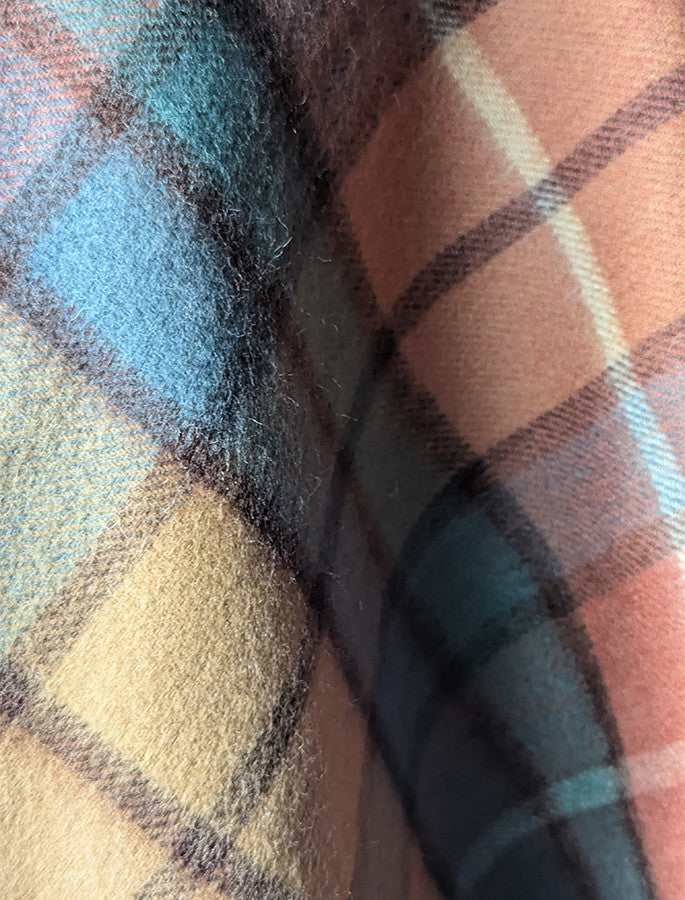 Tartan Wool Stole - Autumn Check 