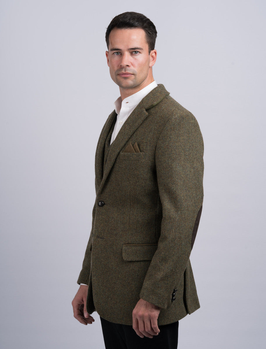 Moss Green Tweed Jacket