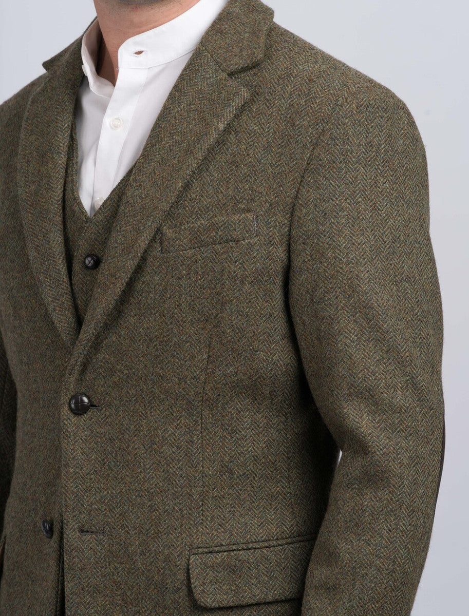 Moss Green Tweed Jacket