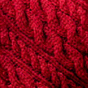 Merino Aran Cable  Crossover Wrap with Buttons - Chillipepper 