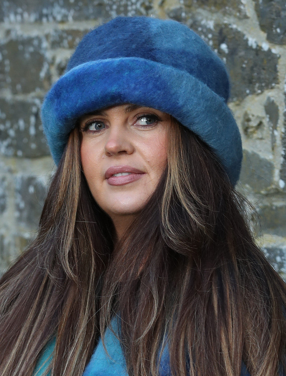 Wool Country Hat - Plush Blue
