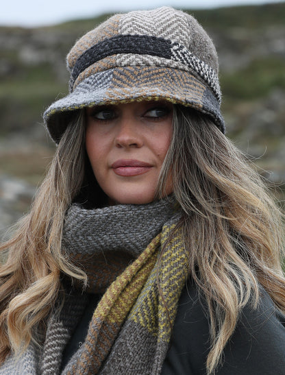Wool County Hat - Donegal Mustard Grey 