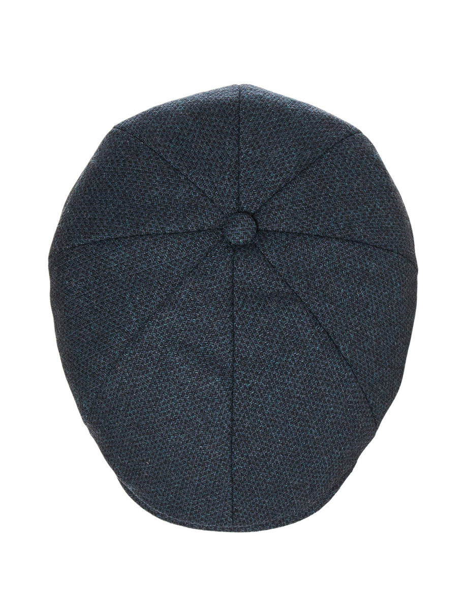 Donegal Tweed 8 Piece Panel Cap - Blackwatch Twill 