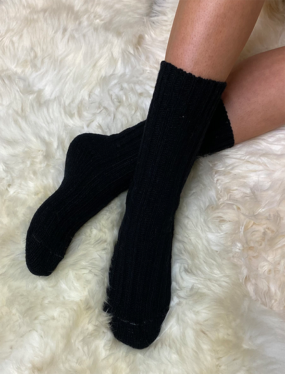 Wool Socks - Black