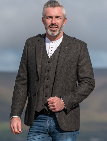 Oscar Wilde Tweed Brown Jacket 