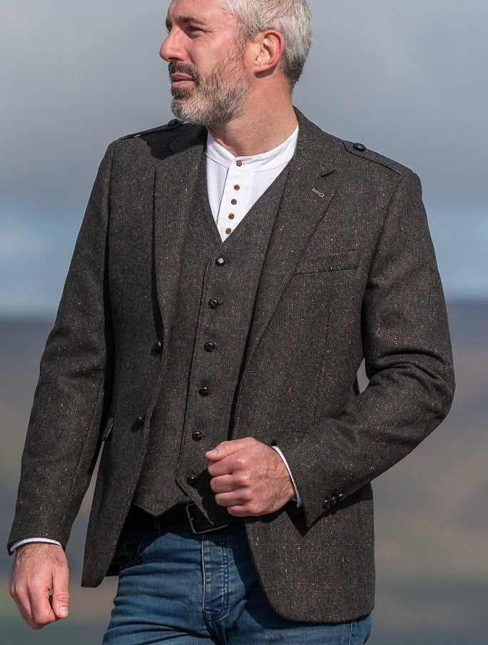 Oscar Wilde Tweed Brown Jacket 